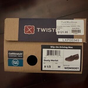 Twisted X Dusty Merlot Slip-On Moccasin